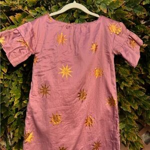 Tea Collection Dress Metallic Stars